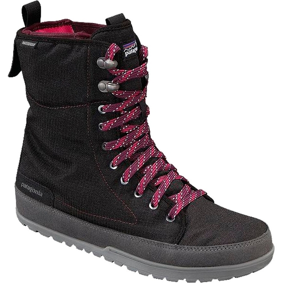 Patagonia Women’s Activist Puff High Waterproof Boots – Black/Pink, Size 7.5 - Picture 1 of 8